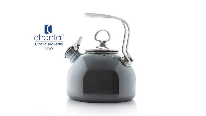 Chantal 1.8qt Classic Teakettle - Stainless, 2 of 8, play video