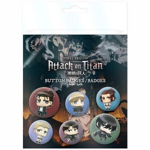 Abysse - Abysse - Attack On Titan - Chibi Characters Badge Pack - 1 of 4