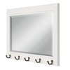 36" x 18" Pub Mirror with Metal Hooks - DesignOvation - 2 of 4