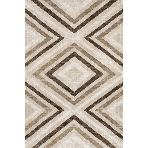 Nuloom Akari Transitional Diamond Pet Friendly Machine Washable Area Rug - 1 of 4
