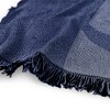 The Smurfs Lazy Smurf Blanket 50"x60" Woven Tapestry - 3 of 4