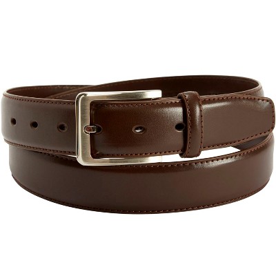 Kingsize Men's Big & Tall Premium Dress Belt - 72/74, Dark Brown : Target