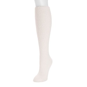 MUK LUKS Womens Micro Chenille Knee High Socks - 1 of 2