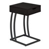 NicBex Modern Wood Texture Tray End Table with Black Metal Legs,Natural Side Table,Coffee Table for Bedroom,Living Room - 2 of 4