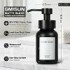 LunaLulinlk Black Foaming Soap Dispenser Glass Hand Soap Bottle for Kitchen and Bathroom - 3 of 4