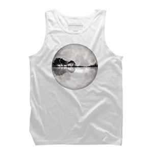 Men's Design By Humans Moonlight Nature Guitar II By Maryedenoa Tank Top - 1 of 3