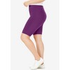 Woman Within Plus Size Stretch Cotton Bike Short - 4 of 4