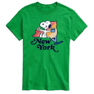 Men's - Peanuts - New York Snoopy Short Sleeve Graphic T-Shirt - 1 of 4