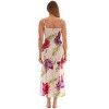 Just Love Floral Print Tube Sundress - Swimwear Cover Up Summer Dress for Women - 3 of 3
