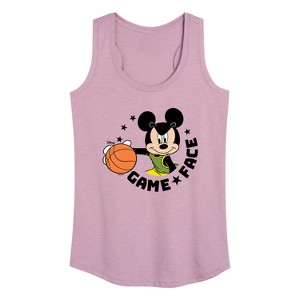 Women's - Disney - Game Face Basketball Graphic Racerback Tank - 1 of 4