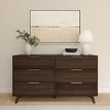 Plank+Beam 6 Drawer Dresser with Brass Handle - 2 of 4