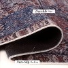 LunaLulinlk Burgundy Washable Rug 5x8 Area Rug (Burgundy, 5' x 8') - 4 of 4