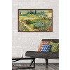 Trends International Garden at Arles by Vincent van Gogh Framed Wall Poster Prints - 2 of 4