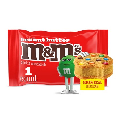 M&M's Frozen Vanilla Peanut Butter Ice Cream Sandwich - 3.5 fl oz