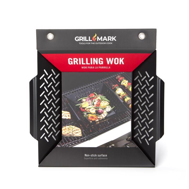 Grill Mark Steel Wok Topper 12 in. L X 12 in. W 1 pk, 1 of 2