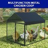 1 Set Metal Small Chicken Coop 120 X 40 X 40 Inches - 4 of 4