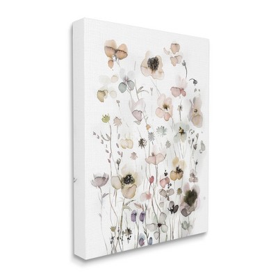 Soft Cottage Florals Multicolored Canvas Wall Art, 16 x 20