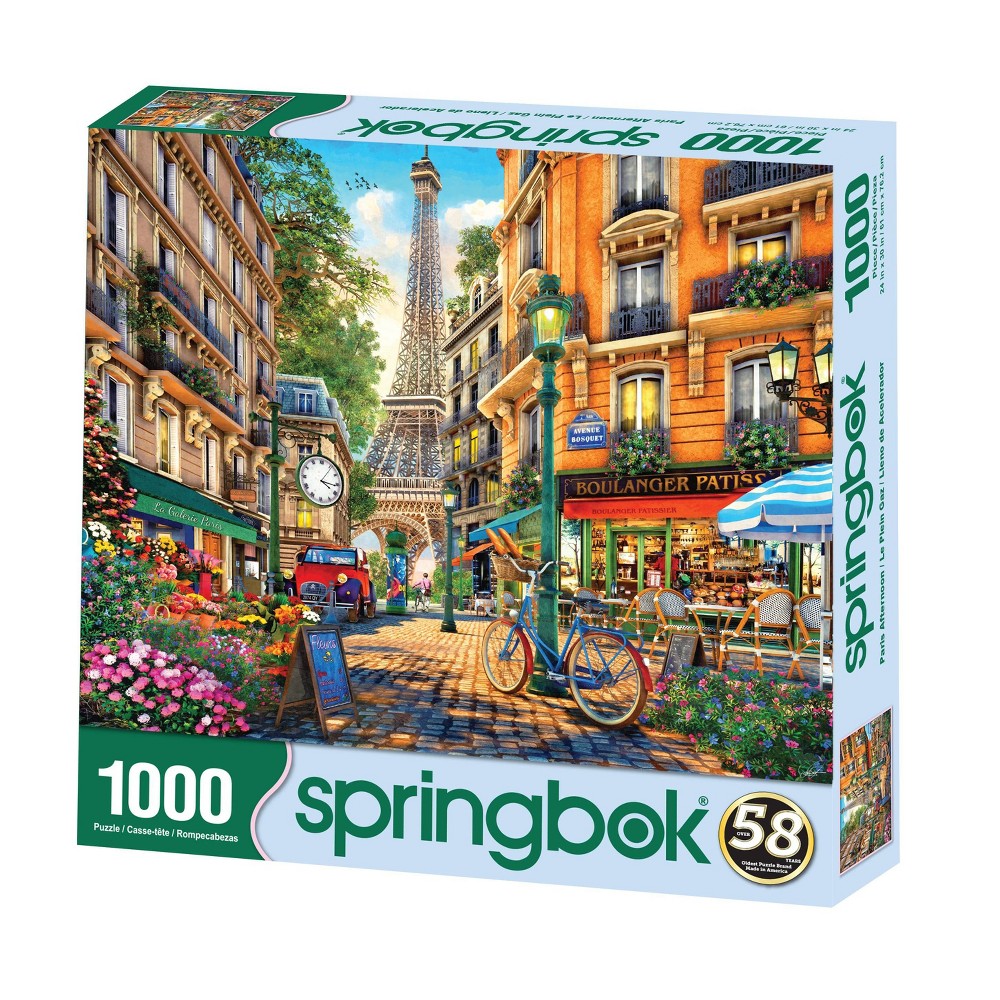 Photos - Jigsaw Puzzle / Mosaic Springbok Paris Afternoon Jigsaw Puzzle - 1000pc 