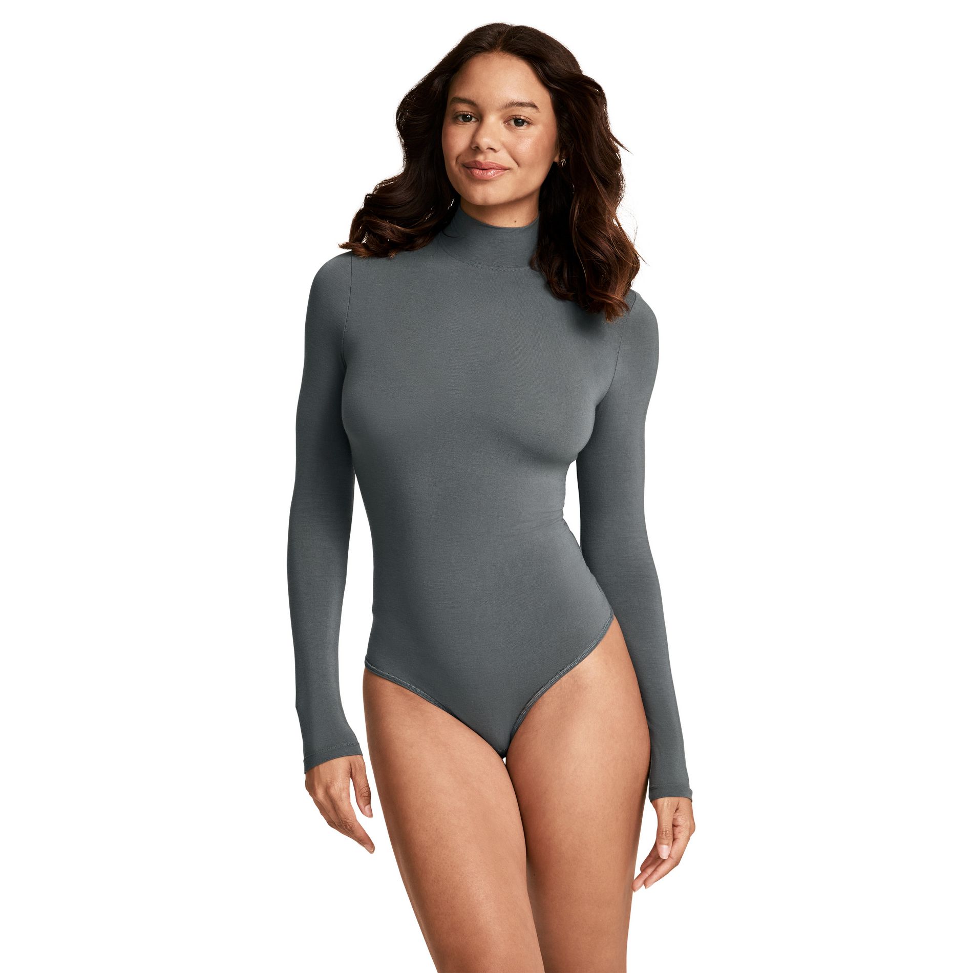 Jockey Women's Supersoft Mock Neck Bodysuit