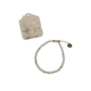 Michelle Marie Boutique's Pearl & Birthstone Color Crystal Jewelry Sets - 1 of 4
