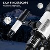 SUGIFT 70mm Refractor Telescope, 150X Magnification with Moon Filter, Adjustable Tripod, Portable Astronomy Telescope - 2 of 4
