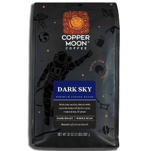 Copper Moon Dark Sky Blend Dark Roast Whole Bean Coffee - 2lbs - 1 of 4