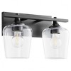 Quorum Lighting Veno 2 - Light Vanity in  Matte Black - 2 of 3