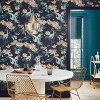 Teien Navy Blue Birds Tropical Paste the Wall Wallpaper - 2 of 4