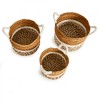 Plum & Post Key Largo Round Baskets Set of 3 - 2 of 4