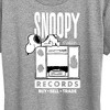Women's - Peanuts - Snoopy Records Buy Sell Trade Short Sleeve Graphic T-Shirt - 2 of 4