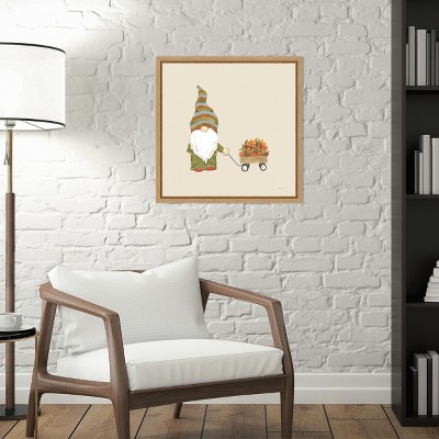 Harvest Gnomes Earth Tones Canvas Wall Art Print