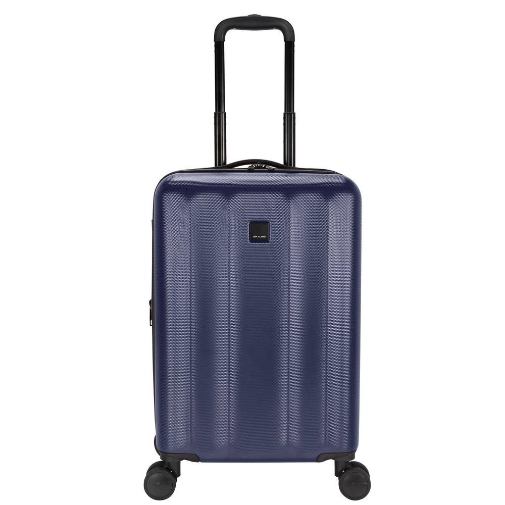 Photos - Travel Accessory SkyLine Hardside Carry On Spinner Suitcase - Navy Peony 