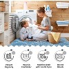 Acekool Geometric  Rug - Machine Washable Non-Slip Indoor Carpet for Living Room, Bedroom, Nursery - 3 of 4