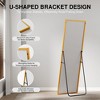 Dovelina Modern Rectangular Aluminium Fine Edge Black Hanging Mirror Decorative Wall Mirror - 4 of 4