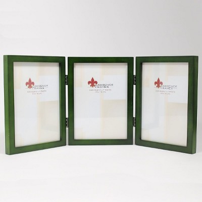 Lawrence Frames 756057T Satin Green Wood 7.63" x 17.13" Picture Frame