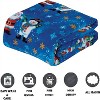 Comfort Flannel Blanket Super Soft Christmas Prints Throw Blanket Christmas Gift. - 2 of 4