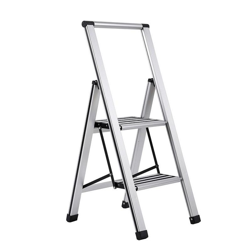 BirdRock Home 2-Step Slim Aluminum Step Ladder, 1 of 9