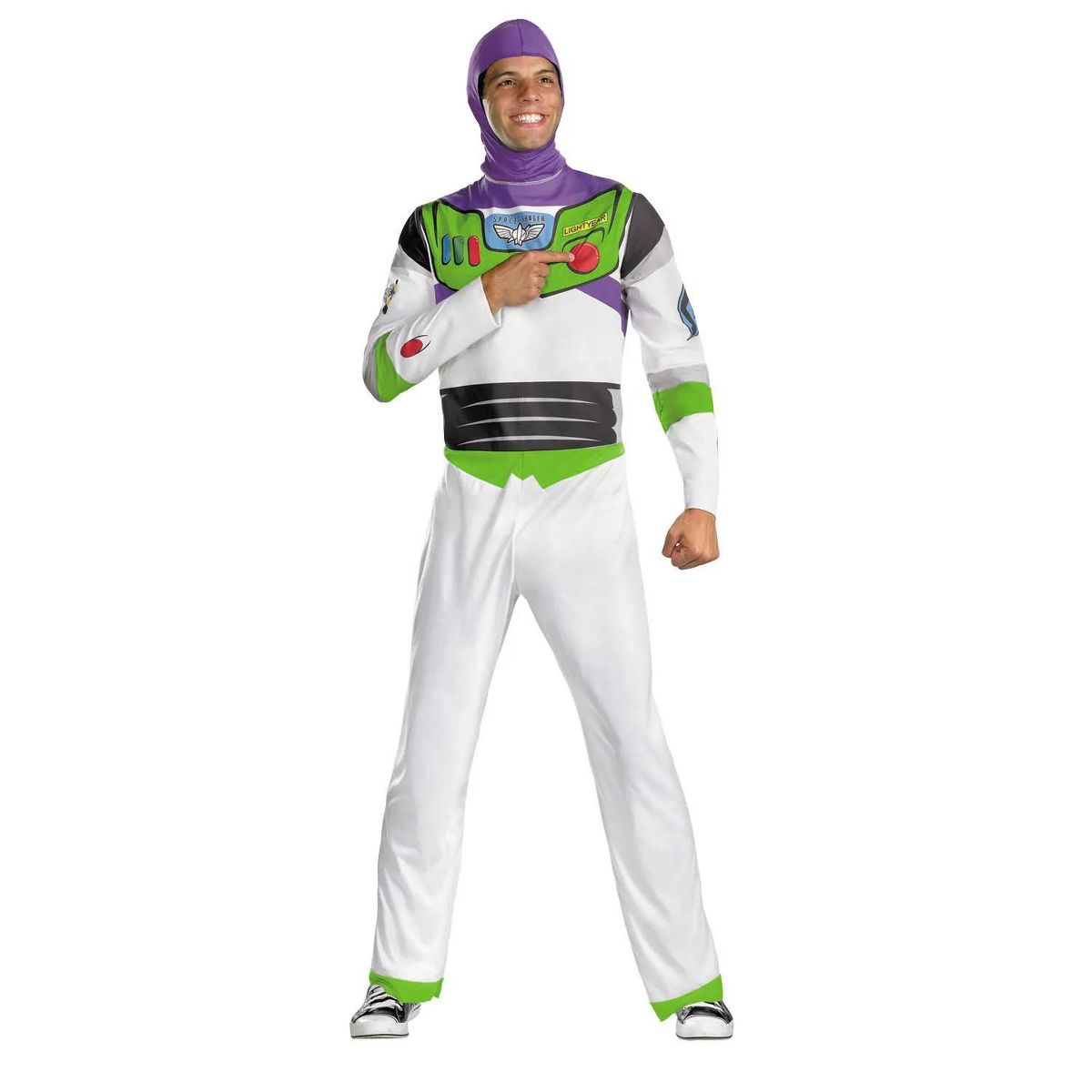Disguise Mens Classic Toy Story Buzz Lightyear Jumpsuit Costume
