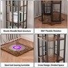 Besiost Freestanding Rotating Bookshlf, 4-Tier Corner Storage Shelf, Bookcase - 4 of 4