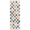 Nuloom Naya SpinClean Checkered Machine Washable Area Rug, Runner 2' 8" x 6', Multicolored - 2 of 4