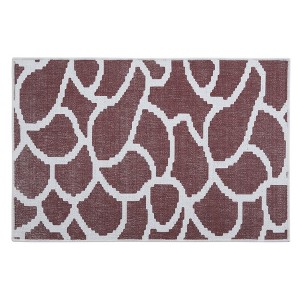 Sussexhome Stone Collection Cotton Heavy Duty Low Pile Area Rug , 2' x 3' - 1 of 4