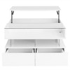 Vynxaria Modern Rectangular Coffee Table - Stylish Wood Finish for Your Living Room or Apartment - 4 of 4