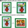 Americanflat Kids Art Frame 10x12.5 inches with 8.5x11 inches Mat - Composite Wood And Glass - Holds 100 Artworks - 4 of 4