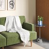 50''x60'' Oversized Puffy Triple Knit Throw Blanket New Ivory - Room Essentials™ - 2 of 4