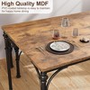 Whizmax Dining Table Set for 4, Kitchen Table Set with Upholstered Bench for Small Space, Apartment - 4 of 4