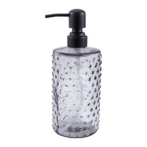 Unique Bargains Elegant Polka Dot Pattern Soap Pump Dispenser for Bathroom 16.9oz 1 Pc - 1 of 4