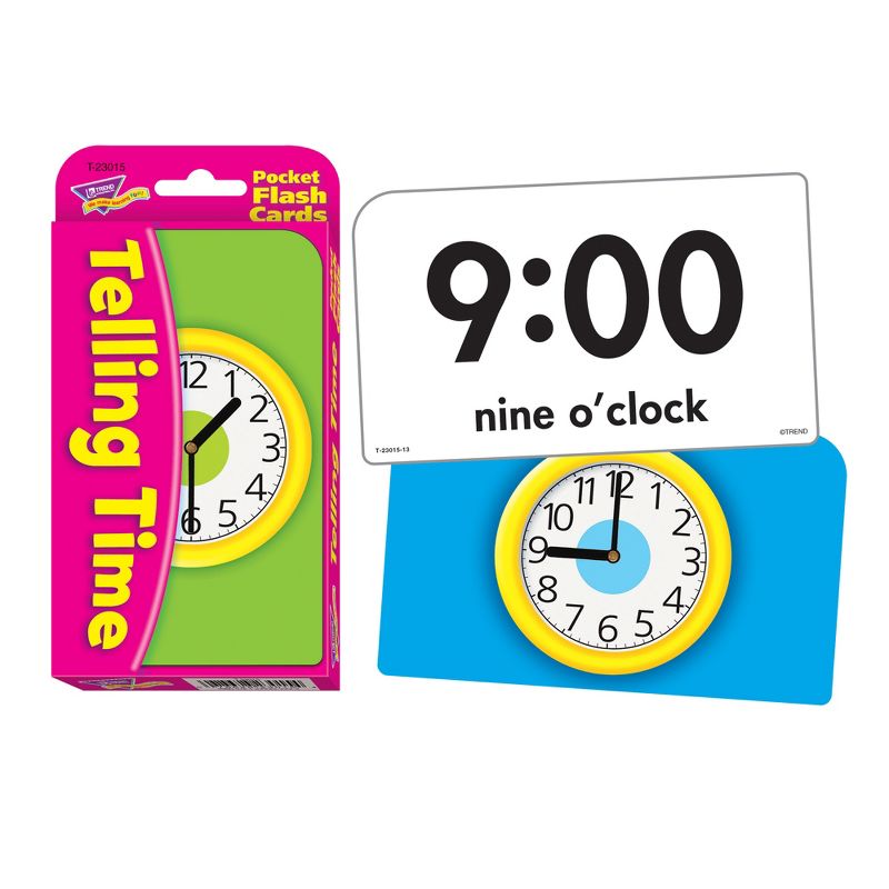 TREND Telling Time Pocket Flash Cards, 2 of 5