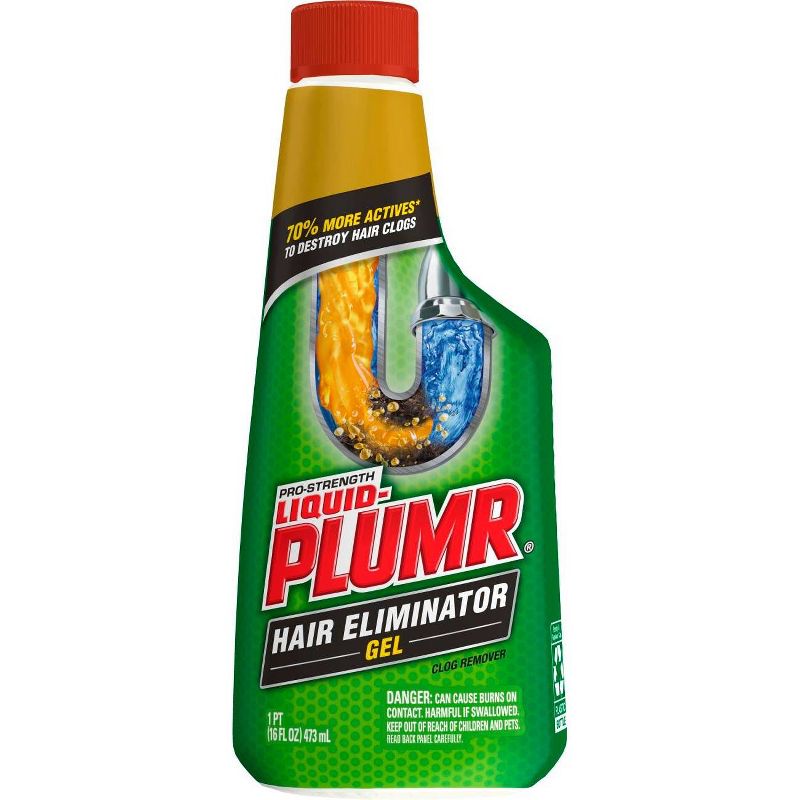 Liquid-Plumr Pro-Strength Clog Remover Hair Clog Eliminator - 16 fl oz, 3 of 7