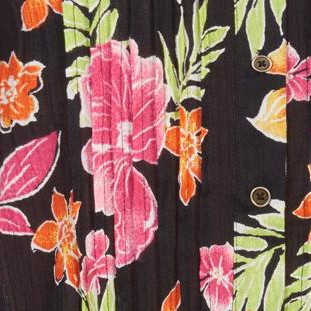 black multi fun floral