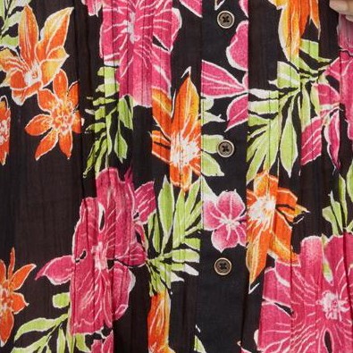 black multi fun floral